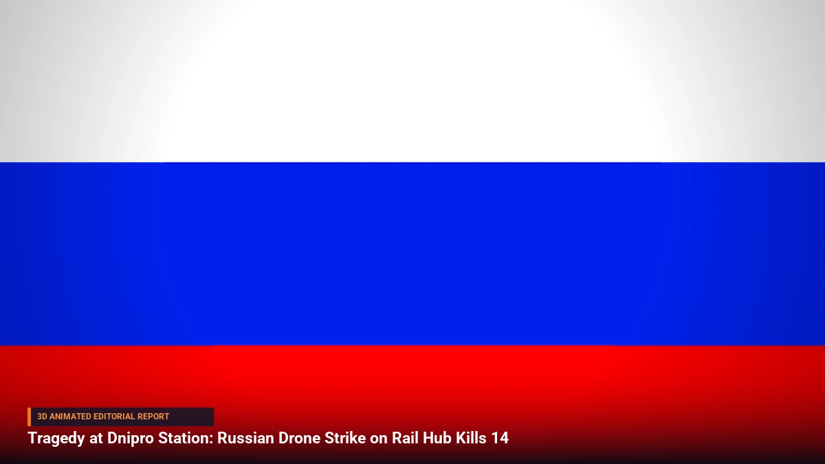 Tragedy at Dnipro Station: Russian Drone Strike on Rail Hub Kills 14
