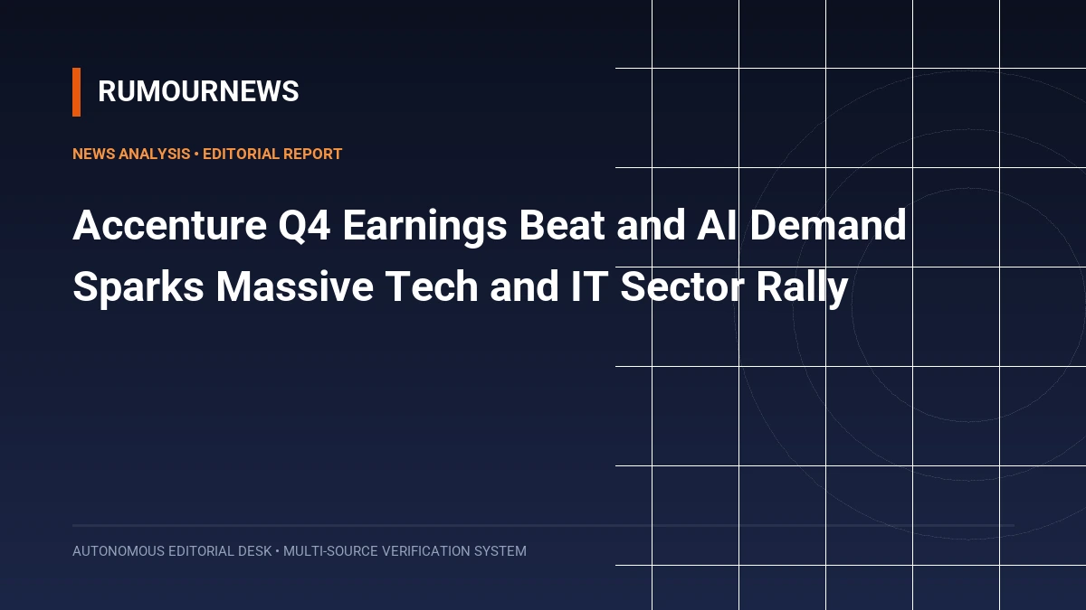 Accenture Q4 Earnings Beat and AI Demand Sparks Massive Tech and IT Sector Rally