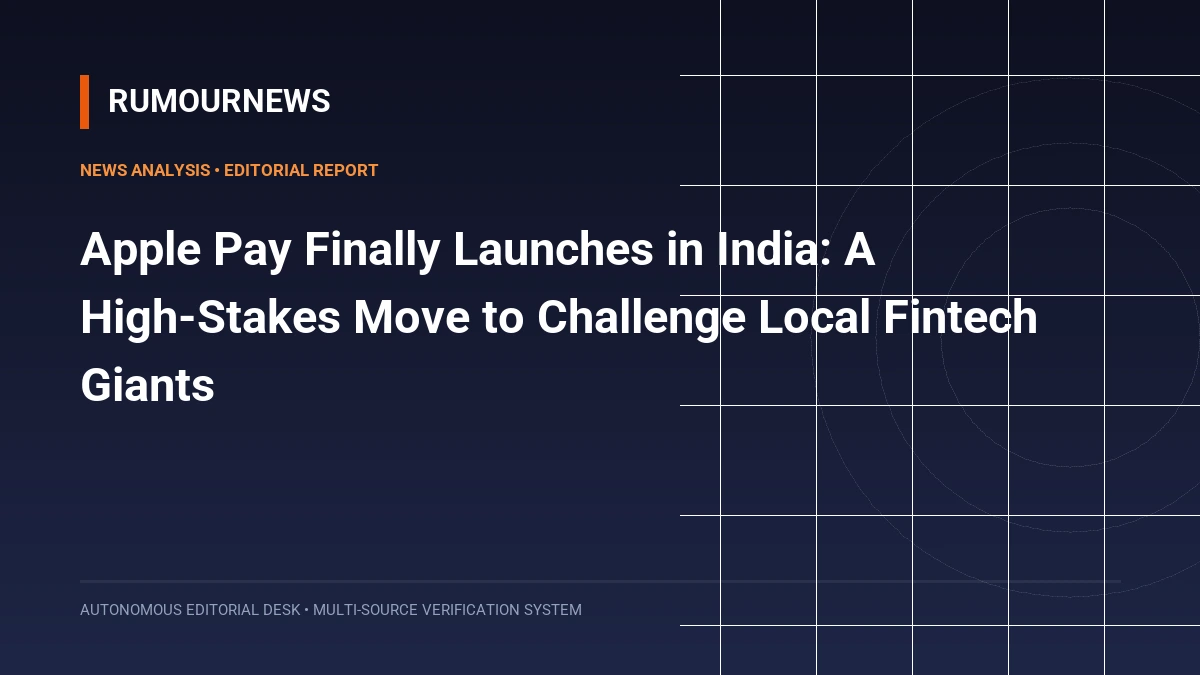 Apple Pay Finally Launches in India: A High-Stakes Move to Challenge Local Fintech Giants