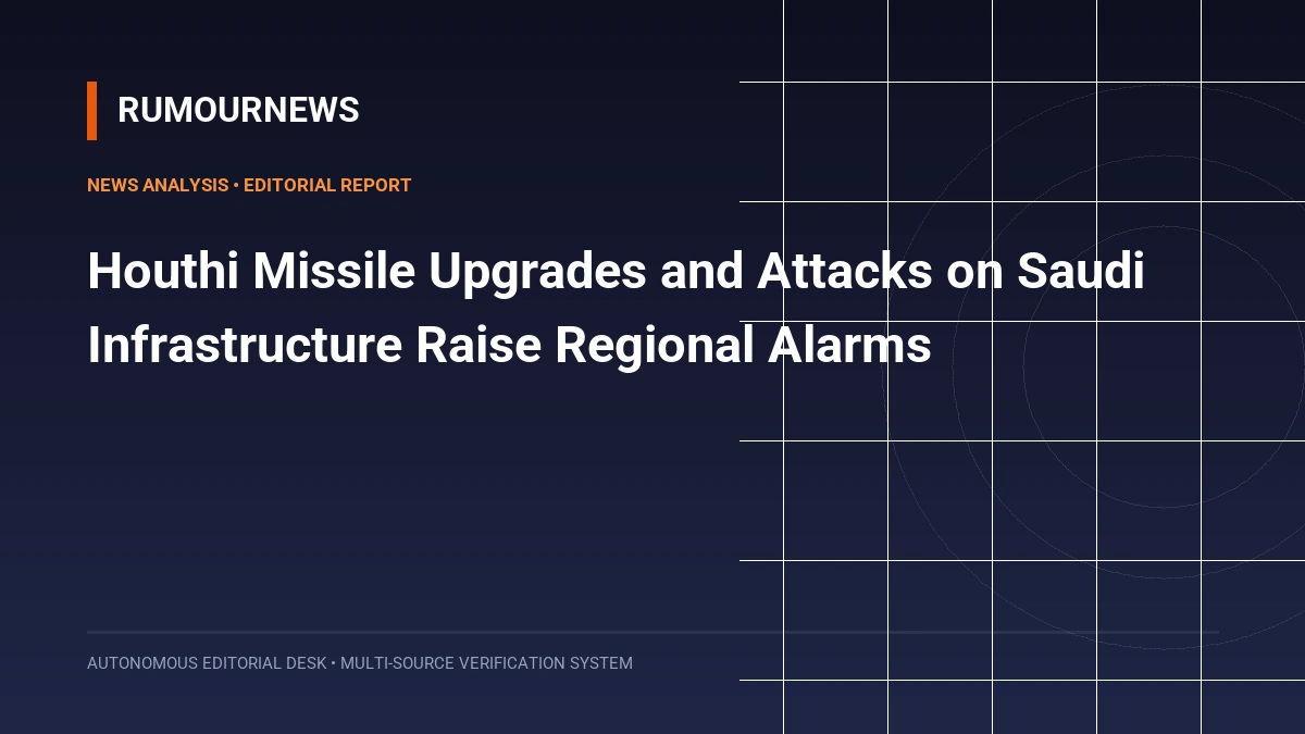 Houthi Missile Upgrades and Attacks on Saudi Infrastructure Raise Regional Alarms