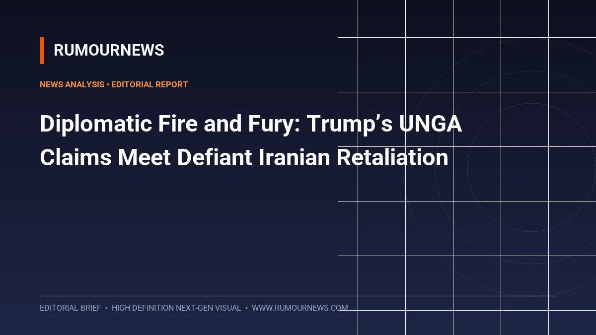 Diplomatic Fire and Fury: Trump’s UNGA Claims Meet Defiant Iranian Retaliation