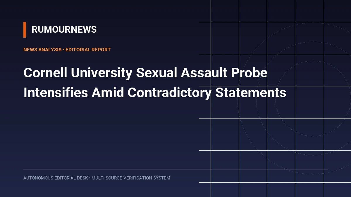 Cornell University Sexual Assault Probe Intensifies Amid Contradictory Statements