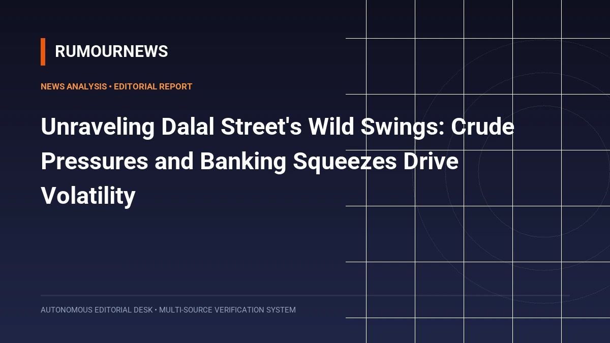 Unraveling Dalal Street's Wild Swings: Crude Pressures and Banking Squeezes Drive Volatility