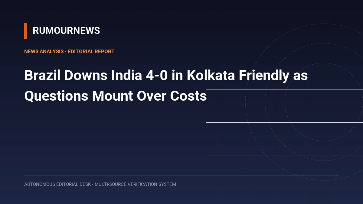 Brazil Downs India 4-0 in Kolkata Friendly as Questions Mount Over Costs
