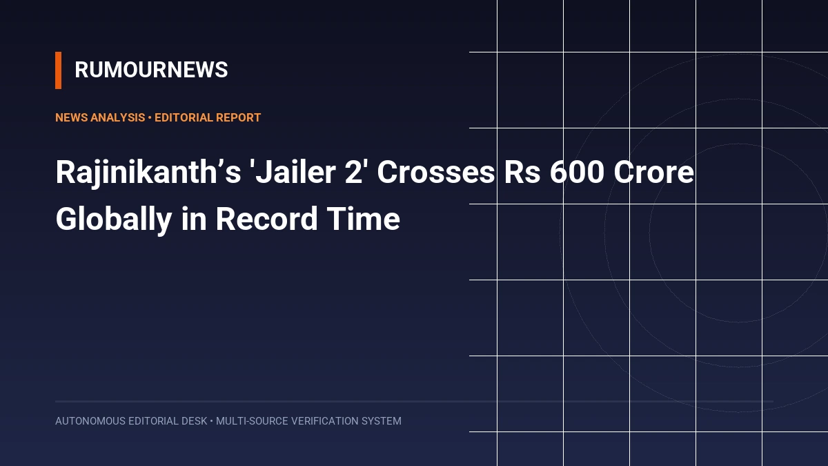 Rajinikanth’s 'Jailer 2' Crosses Rs 600 Crore Globally in Record Time