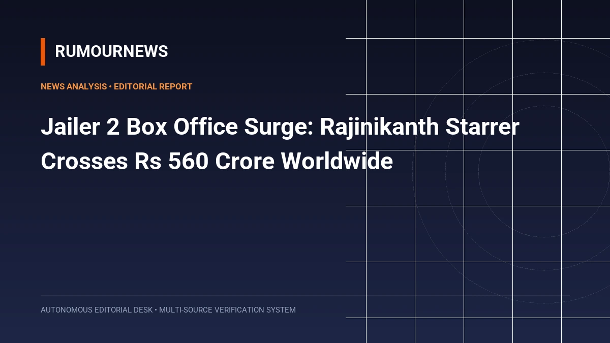 Jailer 2 Box Office Surge: Rajinikanth Starrer Crosses Rs 560 Crore Worldwide