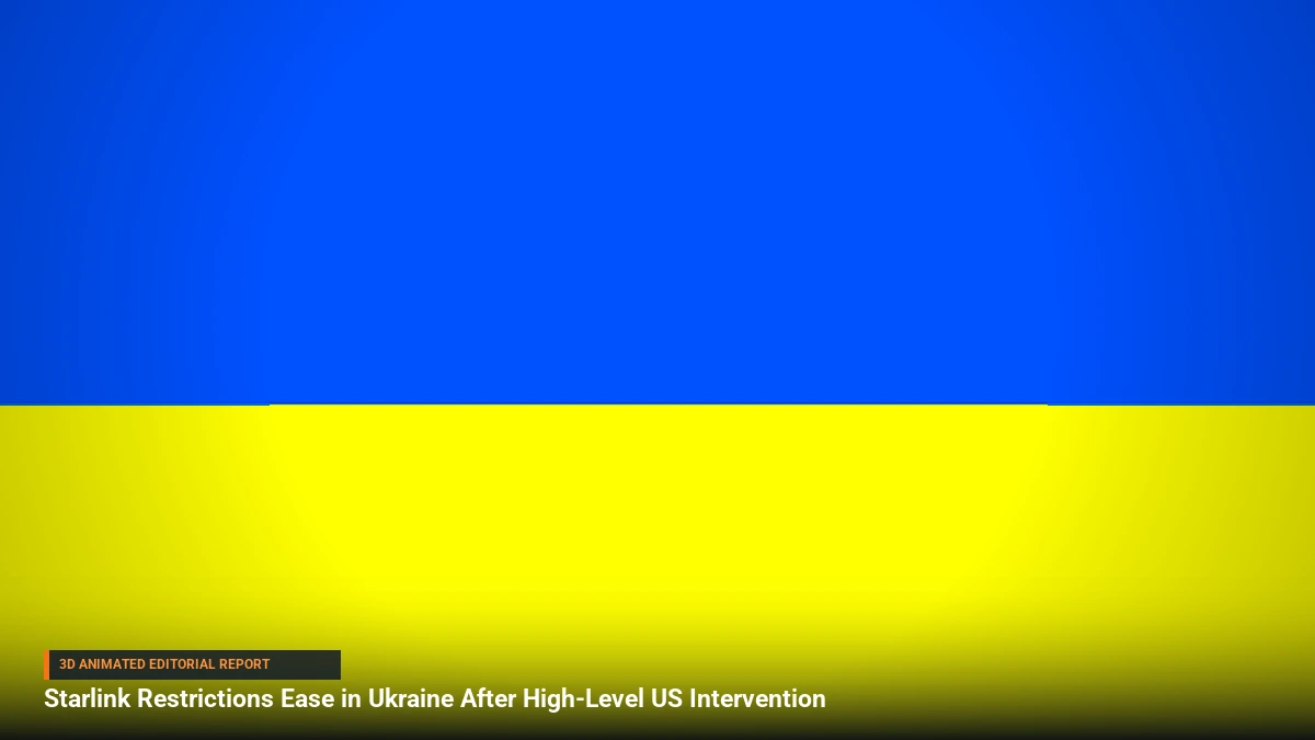 Starlink Restrictions Ease in Ukraine After High-Level US Intervention