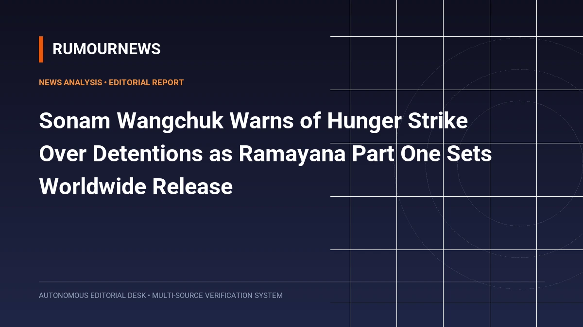 Sonam Wangchuk Warns of Hunger Strike Over Detentions as Ramayana Part One Sets Worldwide Release