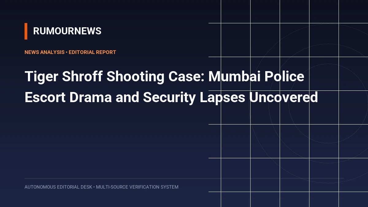 Tiger Shroff Shooting Case: Mumbai Police Escort Drama and Security Lapses Uncovered