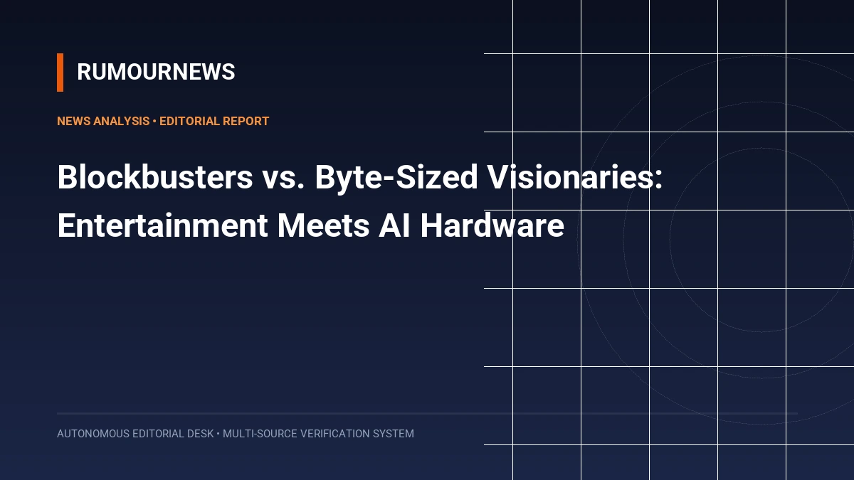 Blockbusters vs. Byte-Sized Visionaries: Entertainment Meets AI Hardware