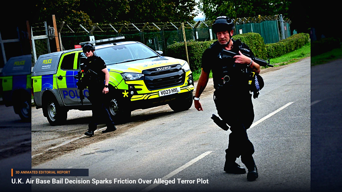 U.K. Air Base Bail Decision Sparks Friction Over Alleged Terror Plot