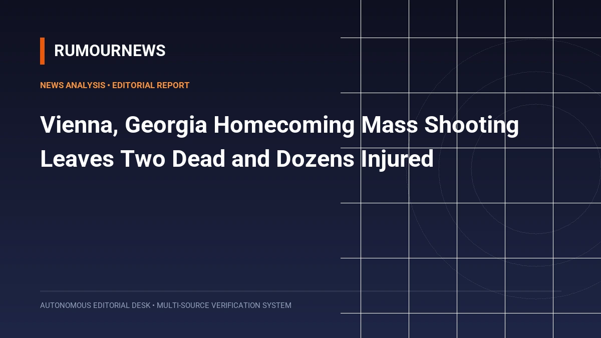 Vienna, Georgia Homecoming Mass Shooting Leaves Two Dead and Dozens Injured