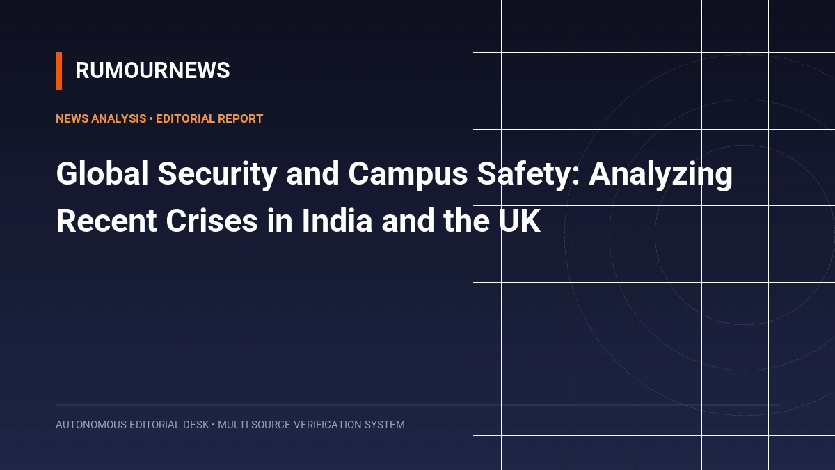 Global Security and Campus Safety: Analyzing Recent Crises in India and the UK