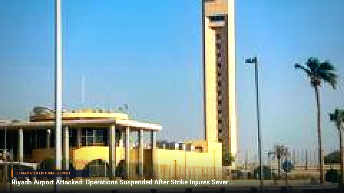 Riyadh Airport Attacked: Operations Suspended After Strike Injures Several