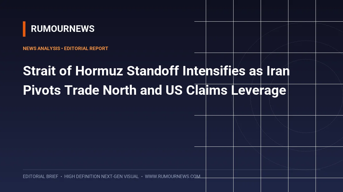 Strait of Hormuz Standoff Intensifies as Iran Pivots Trade North and US Claims Leverage