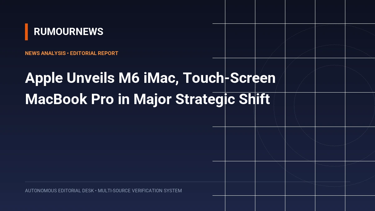 Apple Unveils M6 iMac, Touch-Screen MacBook Pro in Major Strategic Shift