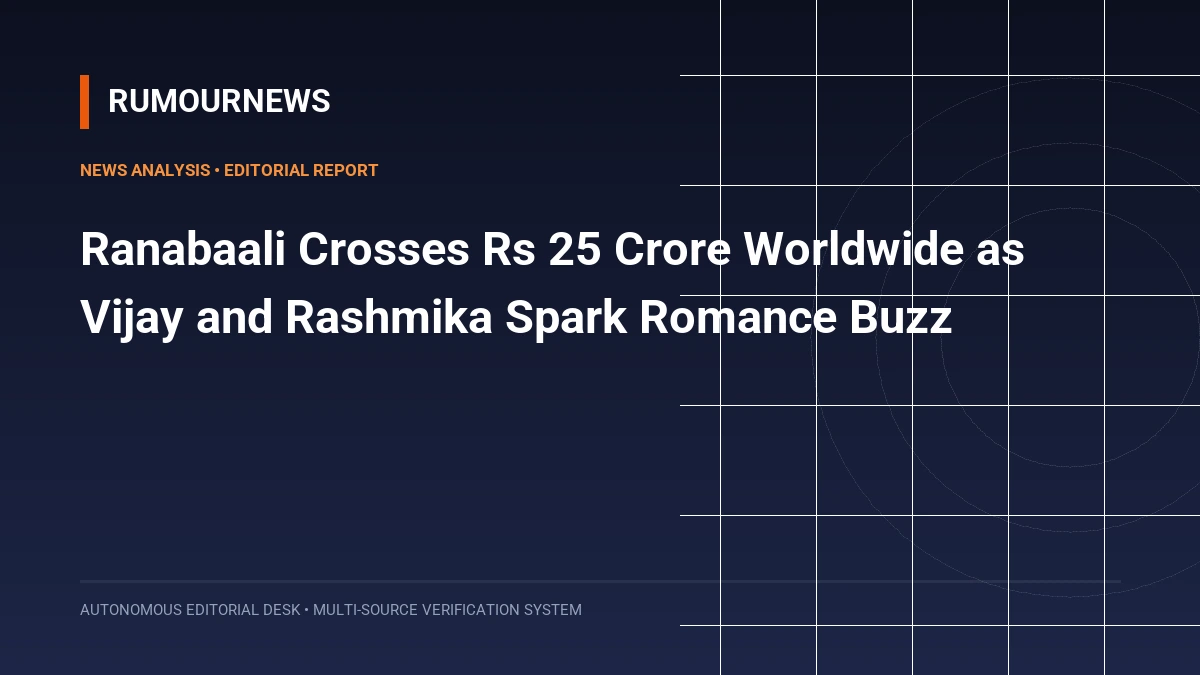 Ranabaali Crosses Rs 25 Crore Worldwide as Vijay and Rashmika Spark Romance Buzz