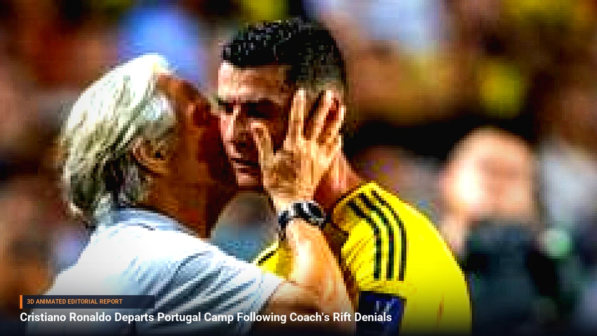 Cristiano Ronaldo Departs Portugal Camp Following Coach's Rift Denials