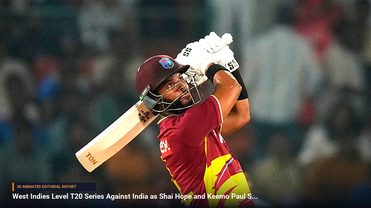 West Indies Level T20 Series Against India as Shai Hope and Keemo Paul Shine