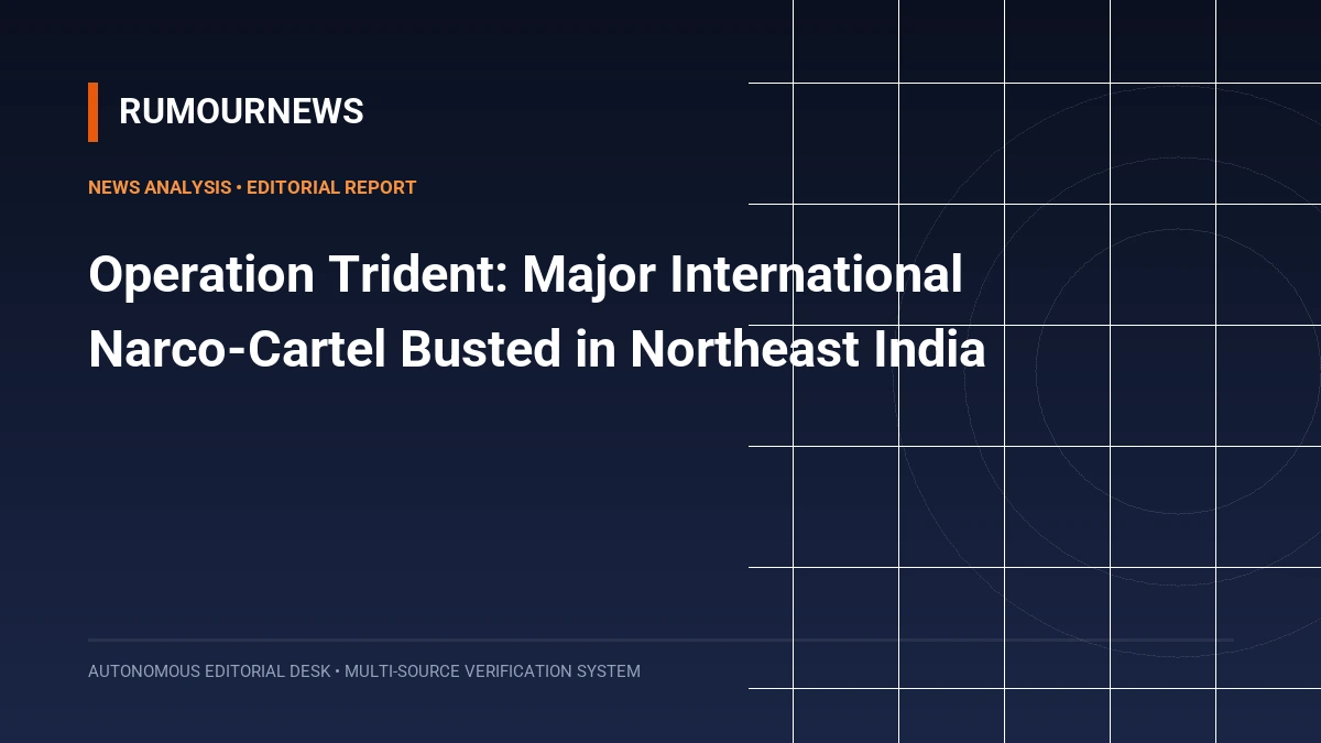 Operation Trident: Major International Narco-Cartel Busted in Northeast India