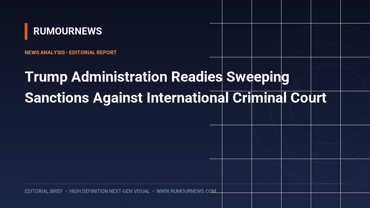 Trump Administration Readies Sweeping Sanctions Against International Criminal Court
