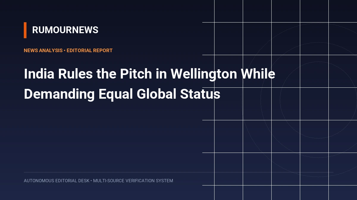 India Rules the Pitch in Wellington While Demanding Equal Global Status