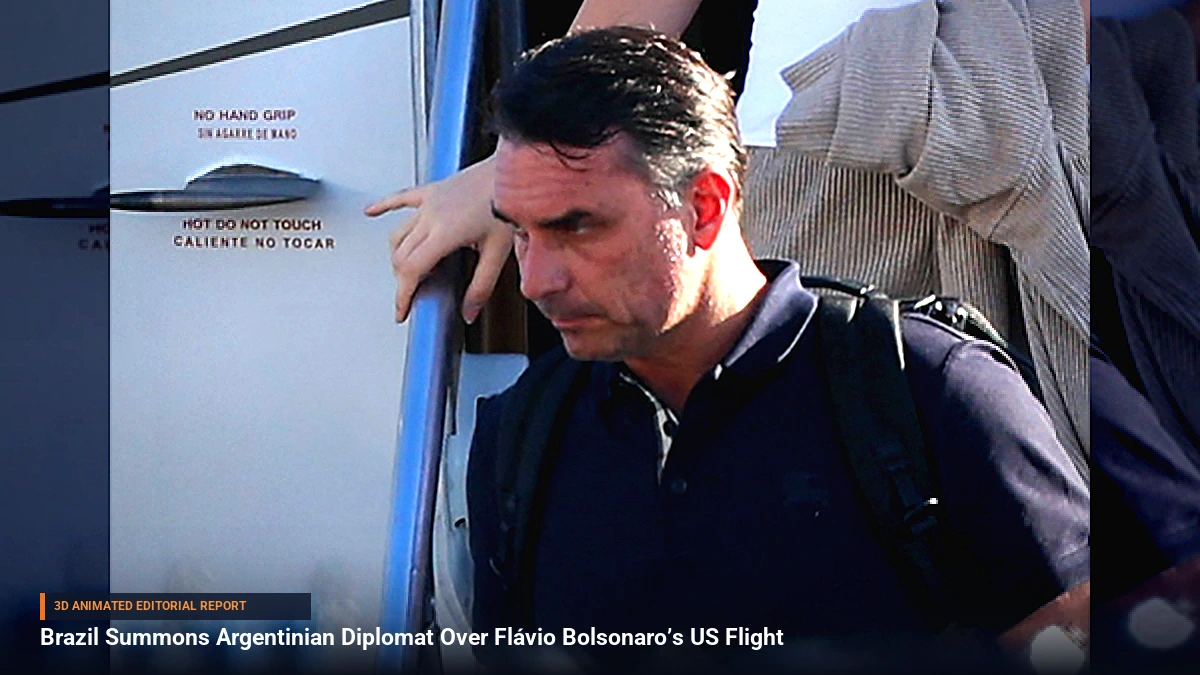 Brazil Summons Argentinian Diplomat Over Flávio Bolsonaro’s US Flight