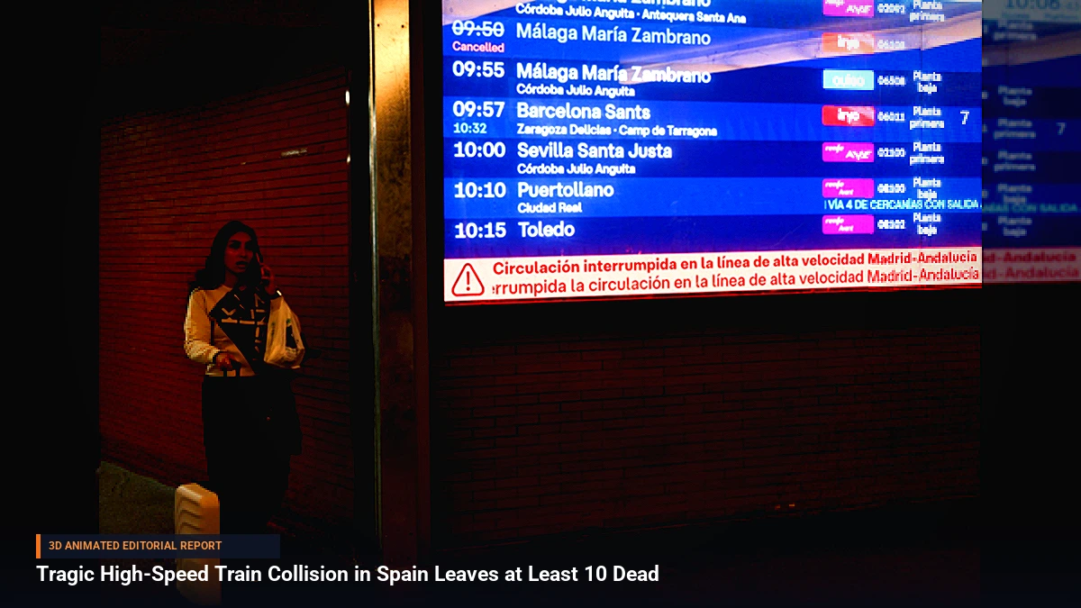 Tragic High-Speed Train Collision in Spain Leaves at Least 10 Dead
