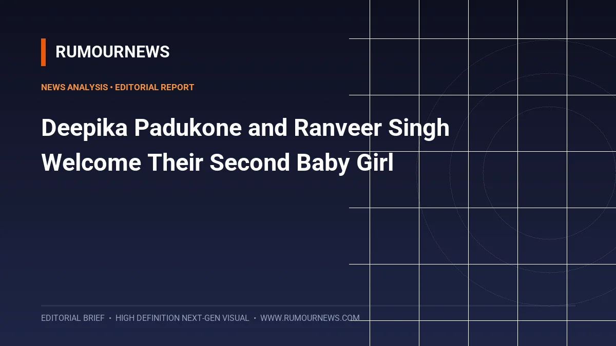 Deepika Padukone and Ranveer Singh Welcome Their Second Baby Girl