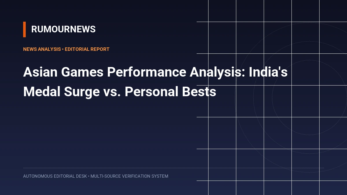 Asian Games Performance Analysis: India's Medal Surge vs. Personal Bests