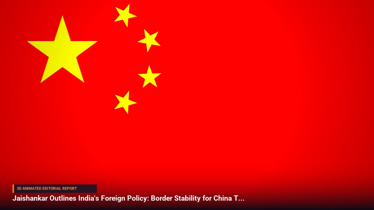 Jaishankar Outlines India's Foreign Policy: Border Stability for China Ties, Russia Relations, and US Trade Progress
