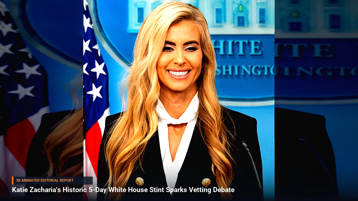 Katie Zacharia's Historic 5-Day White House Stint Sparks Vetting Debate