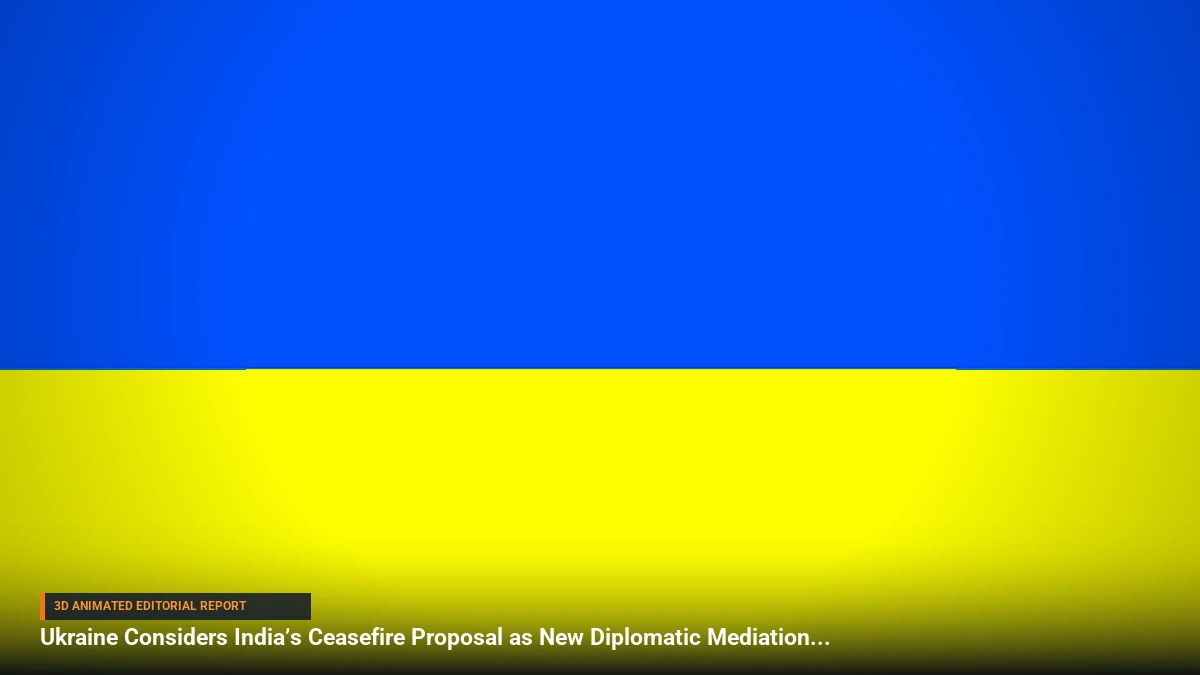 Ukraine Considers India’s Ceasefire Proposal as New Diplomatic Mediation Emerges