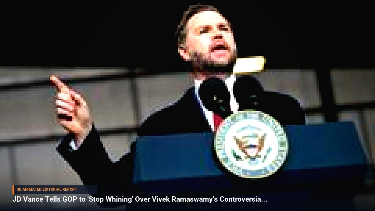 JD Vance Tells GOP to 'Stop Whining' Over Vivek Ramaswamy's Controversial Ohio Ad