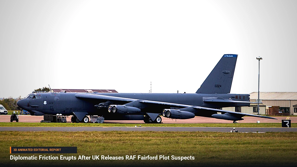 Diplomatic Friction Erupts After UK Releases RAF Fairford Plot Suspects