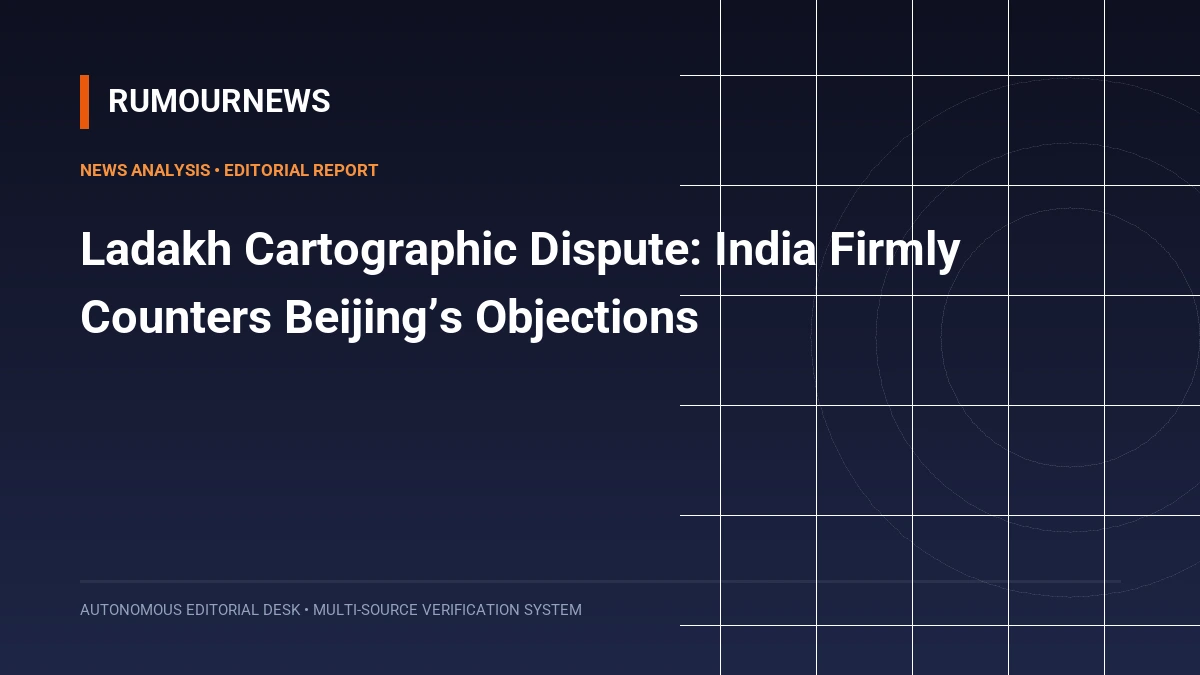 Ladakh Cartographic Dispute: India Firmly Counters Beijing’s Objections