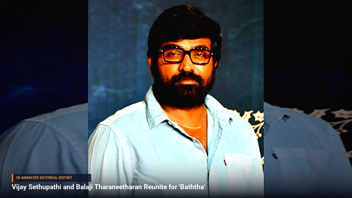 Vijay Sethupathi and Balaji Tharaneetharan Reunite for 'Baththa'