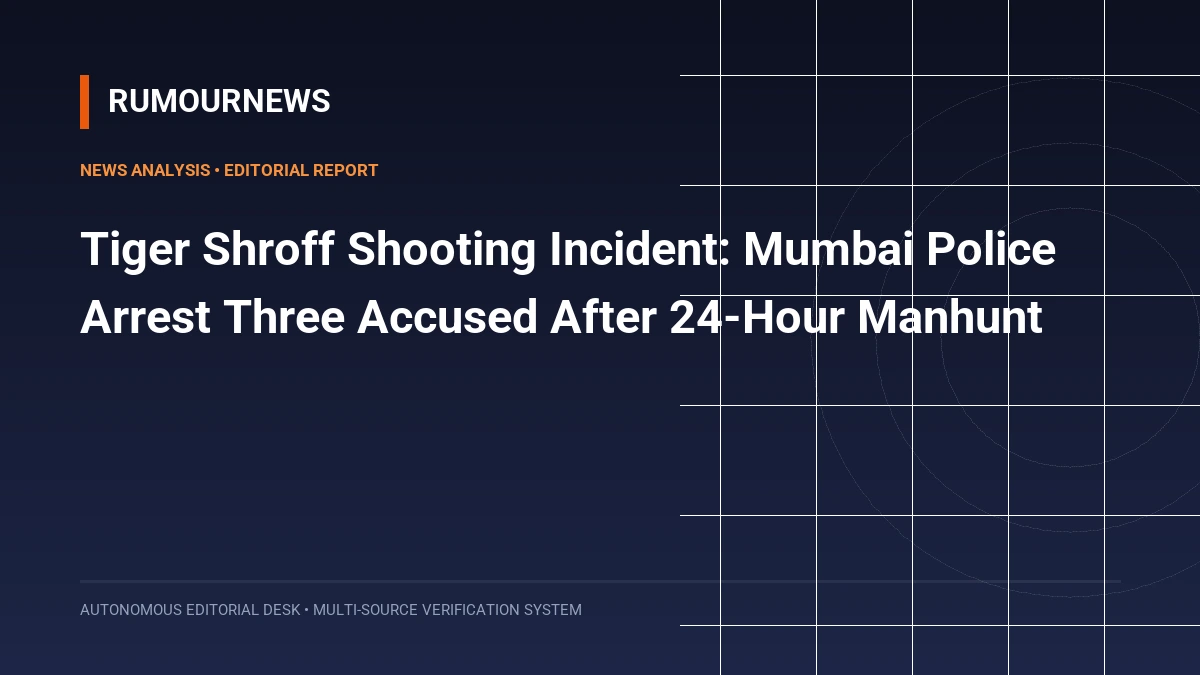 Tiger Shroff Shooting Incident: Mumbai Police Arrest Three Accused After 24-Hour Manhunt
