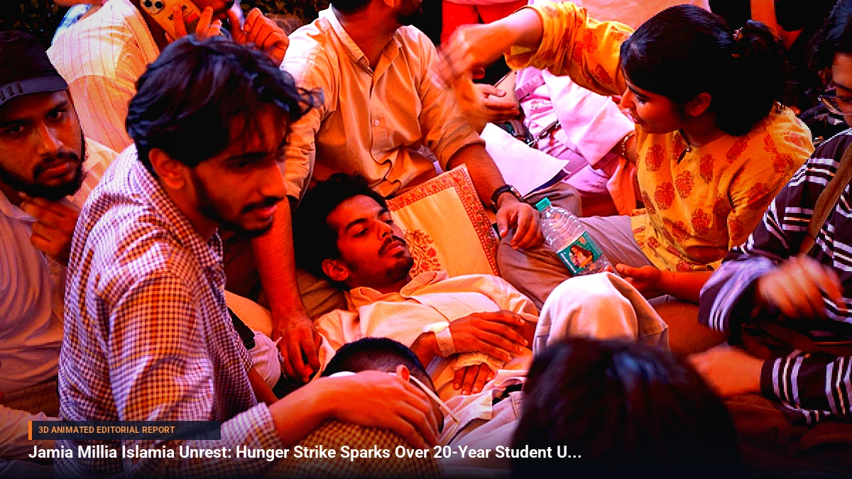 Jamia Millia Islamia Unrest: Hunger Strike Sparks Over 20-Year Student Union Ban