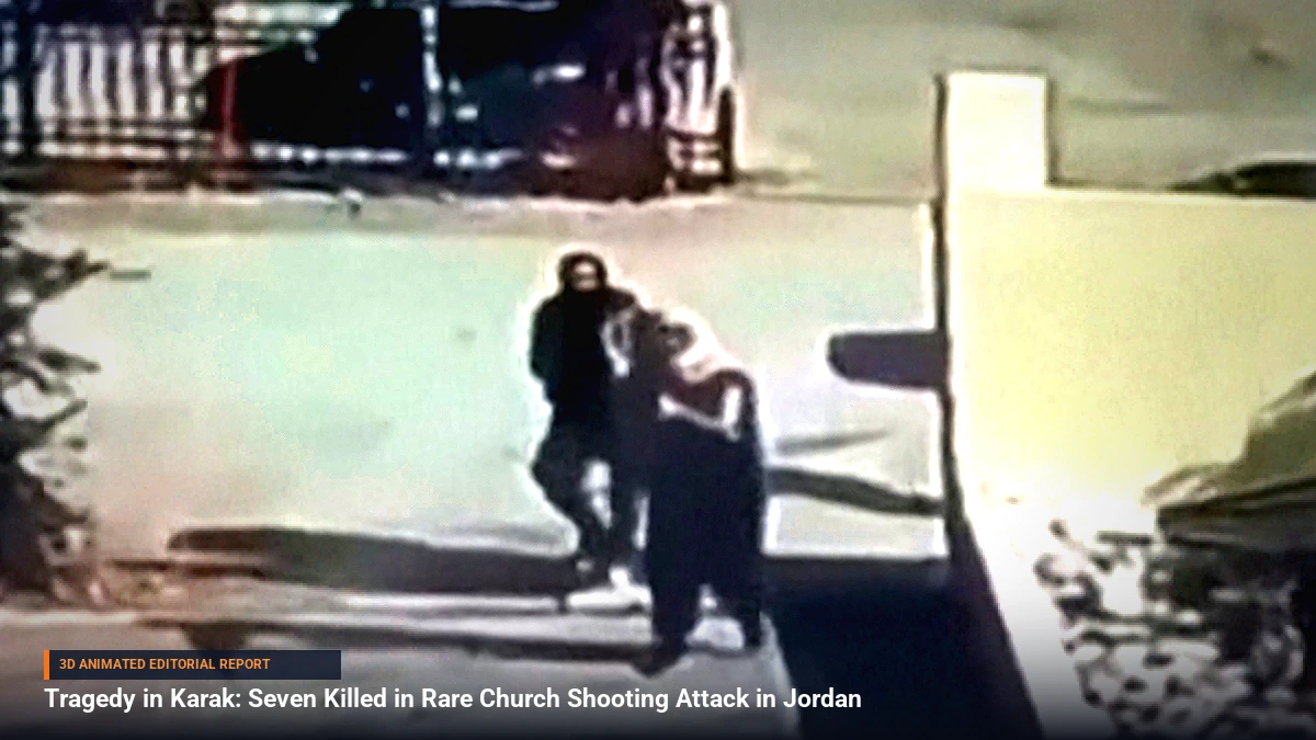 Tragedy in Karak: Seven Killed in Rare Church Shooting Attack in Jordan