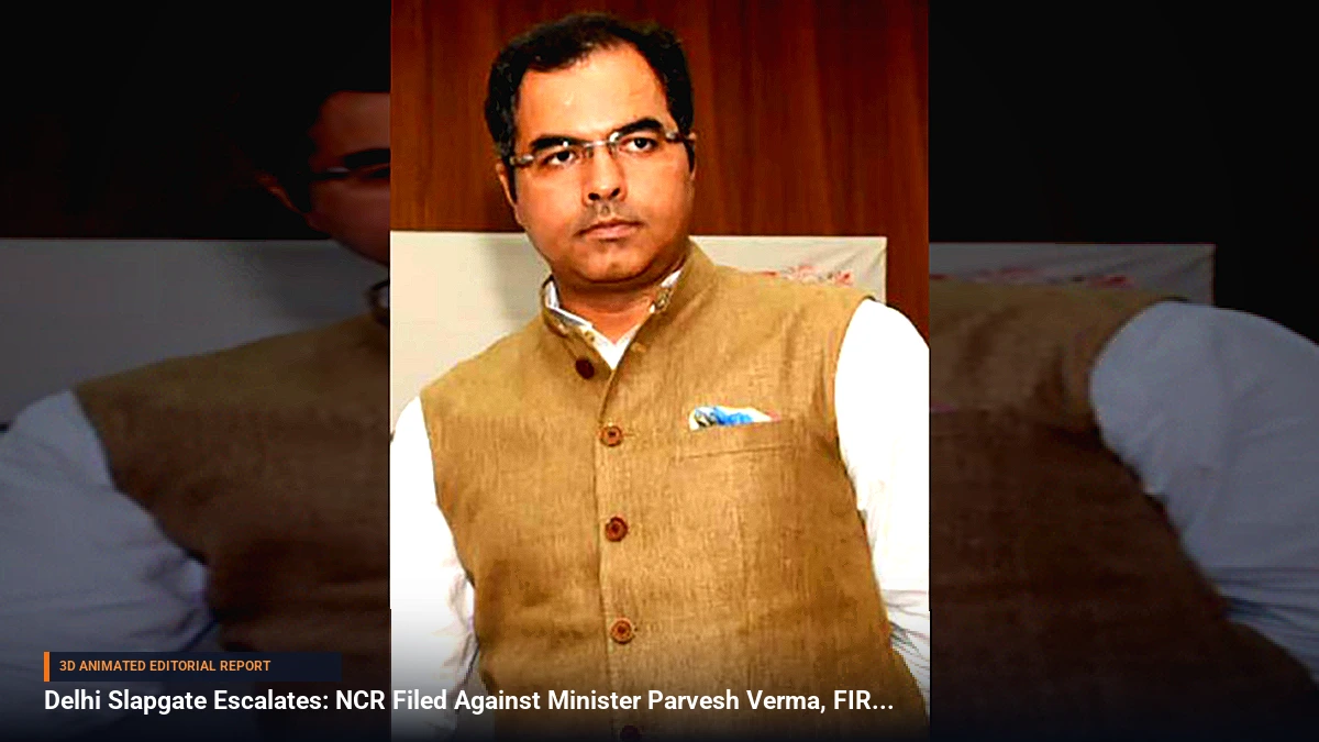 Delhi Slapgate Escalates: NCR Filed Against Minister Parvesh Verma, FIR Against AAP MLA