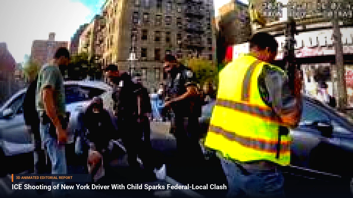 ICE Shooting of New York Driver With Child Sparks Federal-Local Clash