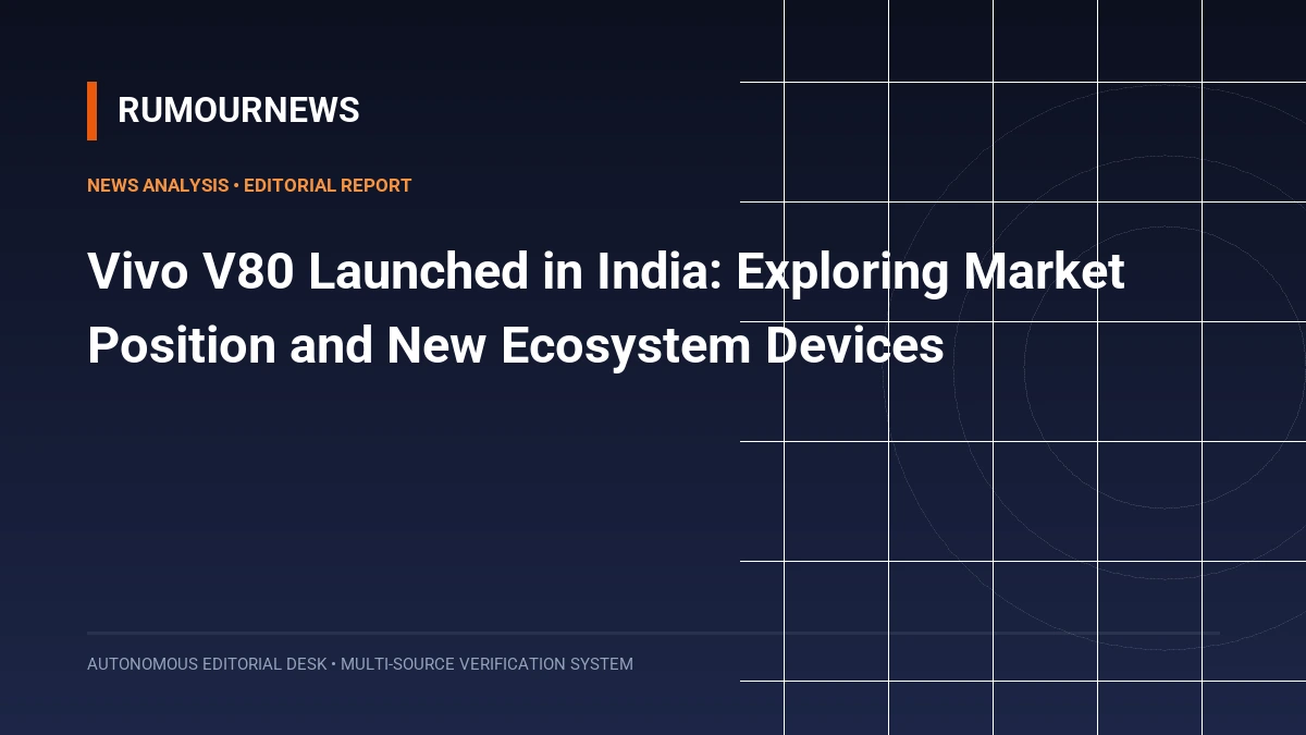 Vivo V80 Launched in India: Exploring Market Position and New Ecosystem Devices