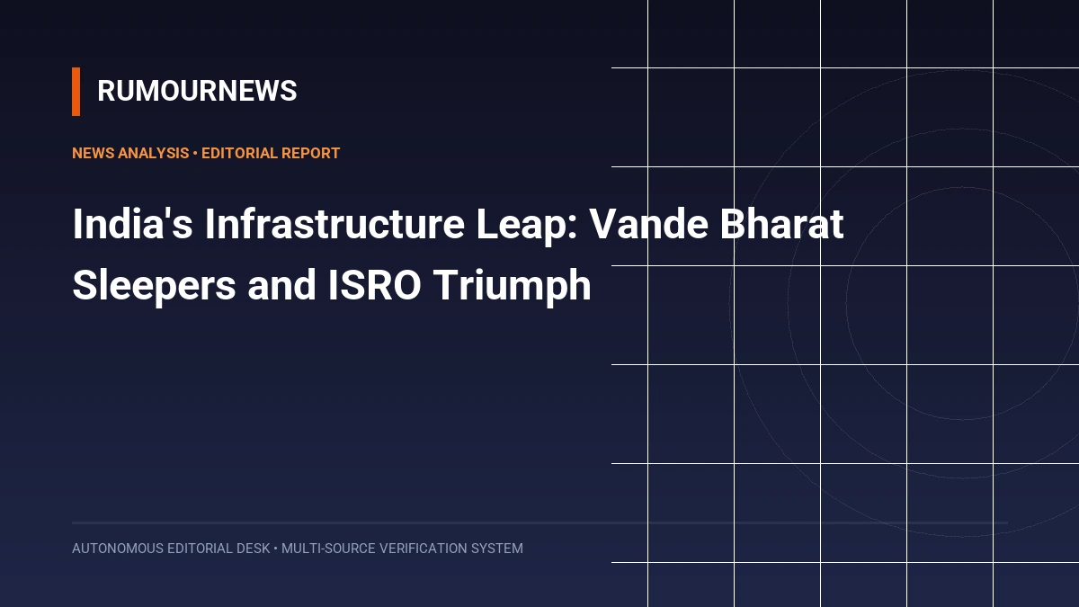 India's Infrastructure Leap: Vande Bharat Sleepers and ISRO Triumph