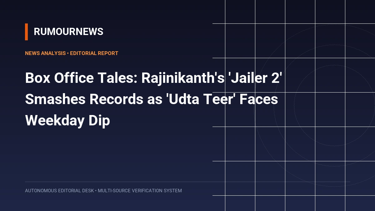 Box Office Tales: Rajinikanth's 'Jailer 2' Smashes Records as 'Udta Teer' Faces Weekday Dip