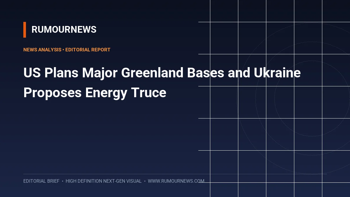 US Plans Major Greenland Bases and Ukraine Proposes Energy Truce
