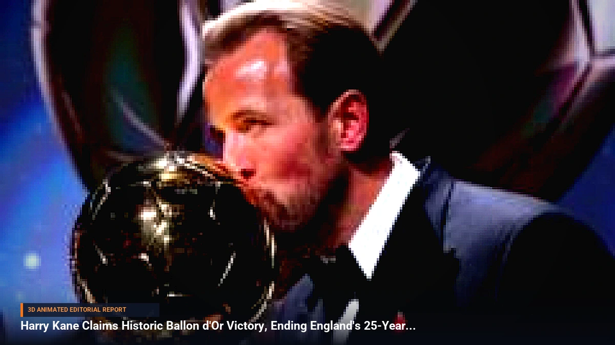 Harry Kane Claims Historic Ballon d'Or Victory, Ending England's 25-Year Wait