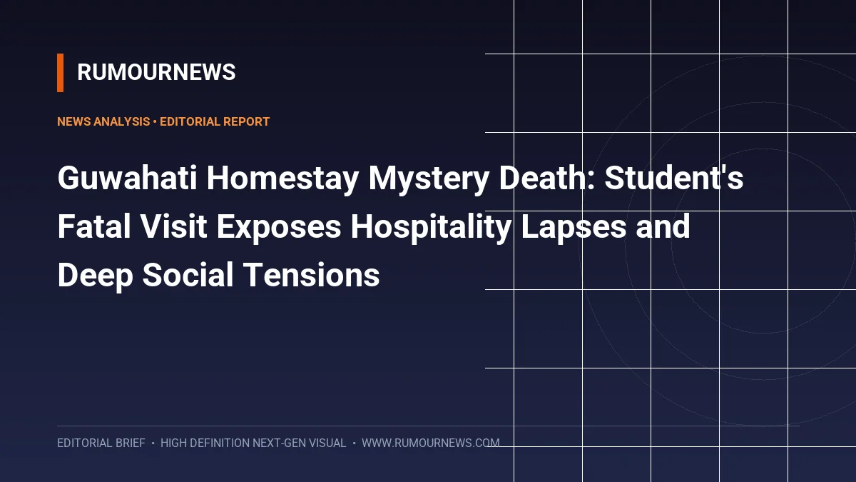 Guwahati Homestay Mystery Death: Student's Fatal Visit Exposes Hospitality Lapses and Deep Social Tensions