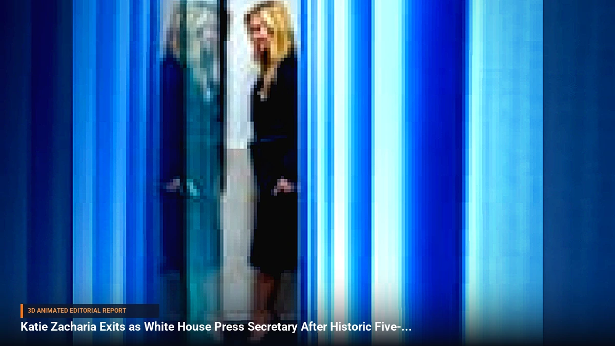 Katie Zacharia Exits as White House Press Secretary After Historic Five-Day Tenure