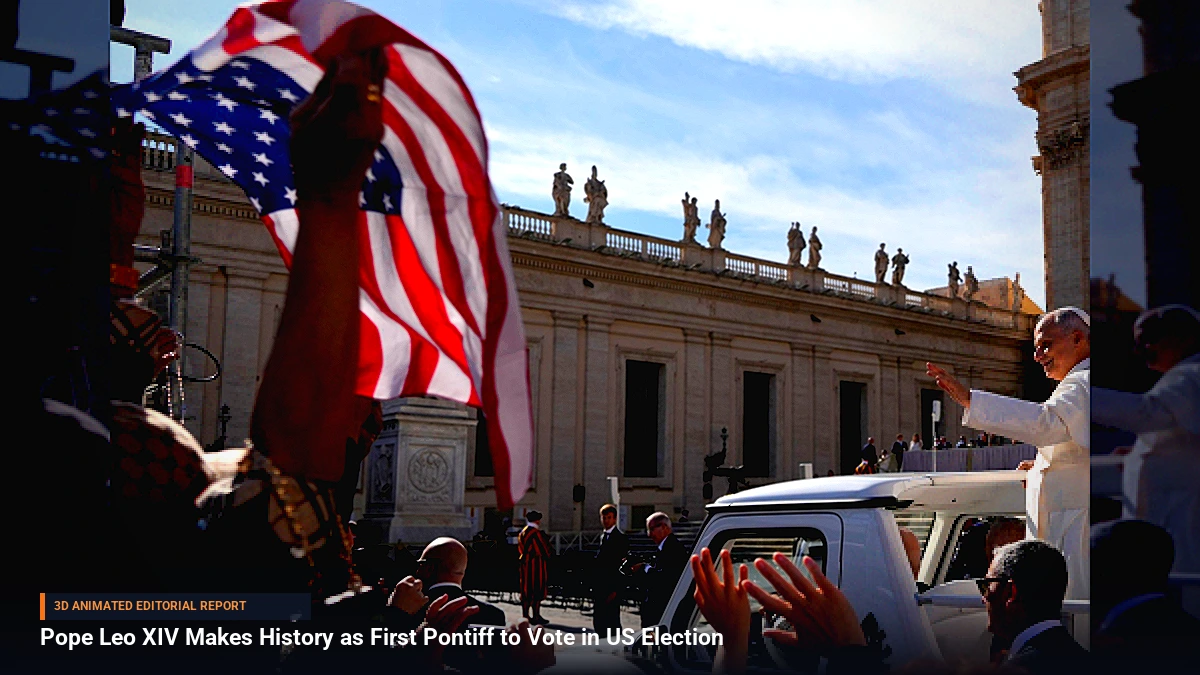 Pope Leo XIV Makes History as First Pontiff to Vote in US Election